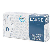 GLOVES,POL,L,10/BX,10/100