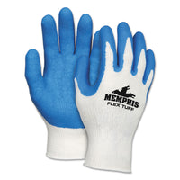 GLOVES,LATEX PALM,MED,WH