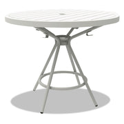 TABLE,STEEL,OUTDR,30"D,WH