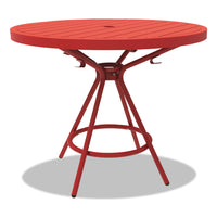 TABLE,STEEL,OUTDR,36"D,RD