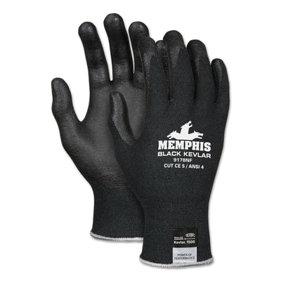 GLOVES,KEVLAR,NIT,XL,BK