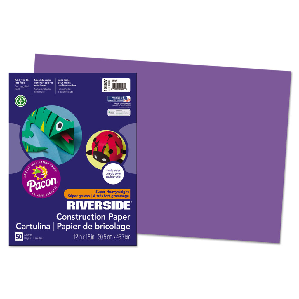 PAPER,CONST,12X18,50PK,VL