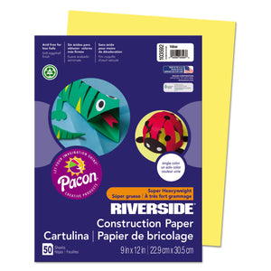 PAPER,CONST,9X12,50/PK,YW