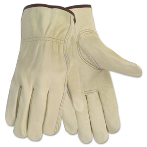 GLOVES,LEA,DRIVER,MED,BG