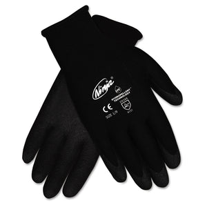 GLOVES,SEAMLSS DIP,SML,BK