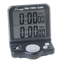 TIMER,DUAL/STOP WATCH,BK