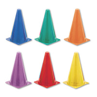 CONES, 9" GYM,6/ST,AST