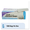 BAG,6X6 SEAL CLOSURE,CLR