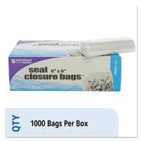 BAG,6X6 SEAL CLOSURE,CLR