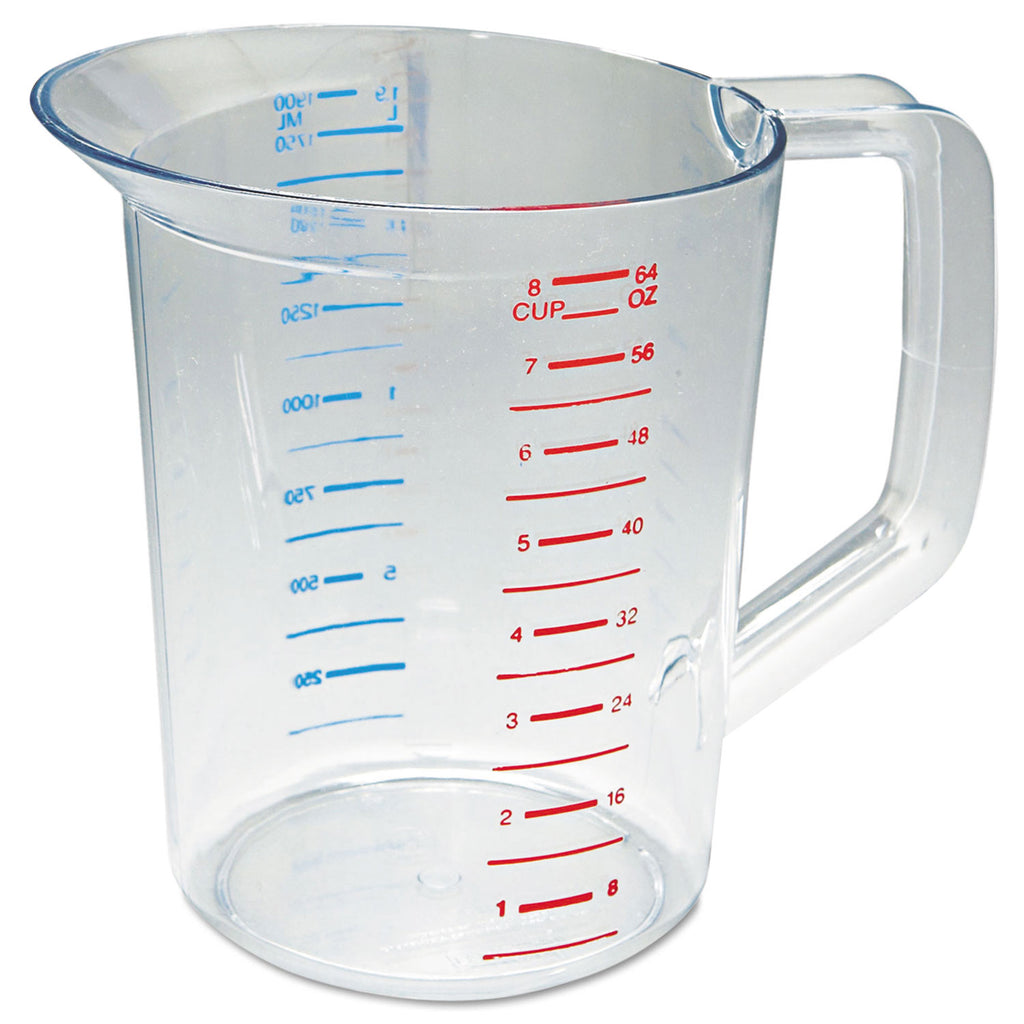 CUP,2 QT MEASURING,CLR