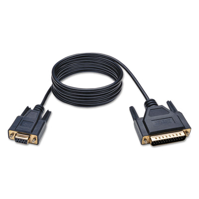 CABLE,NULL MODEM,6FT,BK,S