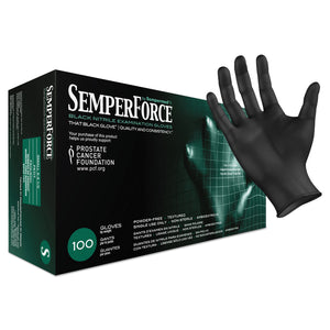 GLOVES,NITRILE,PF,SML,BK