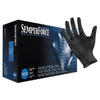 GLOVES,NITRILE,PF,LGE,BK