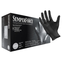 GLOVES,NITRILE,PF,XLG,BK