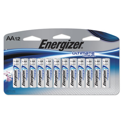 BATTERIES,LITHIUM,AA,12PK