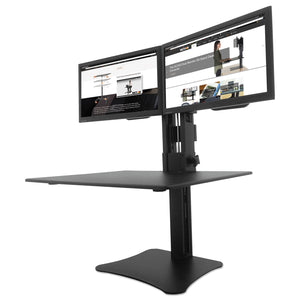 WORKSTATION,SIT-STAND,BK