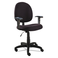 CHAIR,TASK,W/ADJ ARM,BK