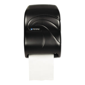 DISPENSER,H-TOWEL,W/LK,BK