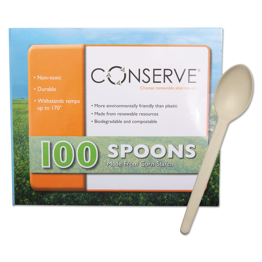 SPOON,STARCH,100PK,WH