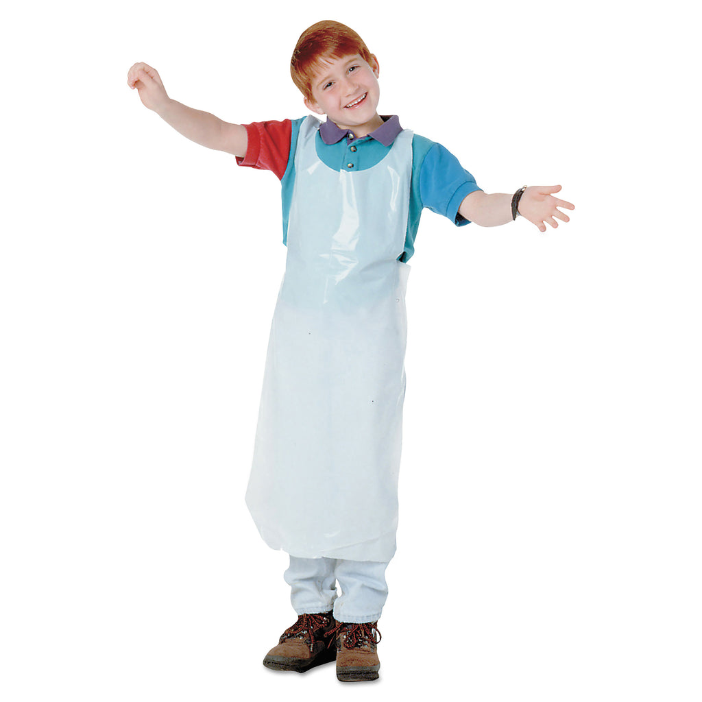 APRON,KIDS,36X16,100,WHT