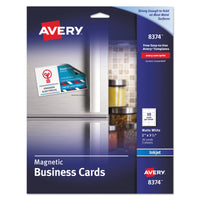 CARD,MAGNETIC BUS 3SH,WHT