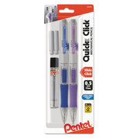 PENCIL,QCK CLCK,0.5MM,AST