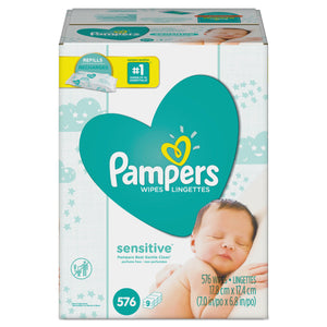 WIPES,PAMPERS,SENSTVE,576