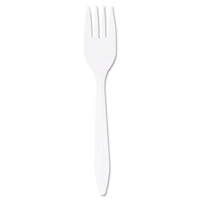 FORK,PLASTIC,M-WGT,WHT