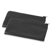 WALLET,ZIPPERED,2/PK,BK