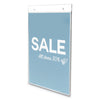 SIGN,8.5X11,WALL,12PK,CLR