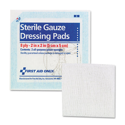 PADS,GAUZE,2X2,5PK