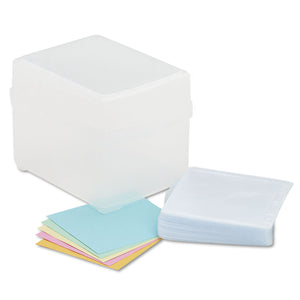 FILE,W/50 CD POCKETS,CLR