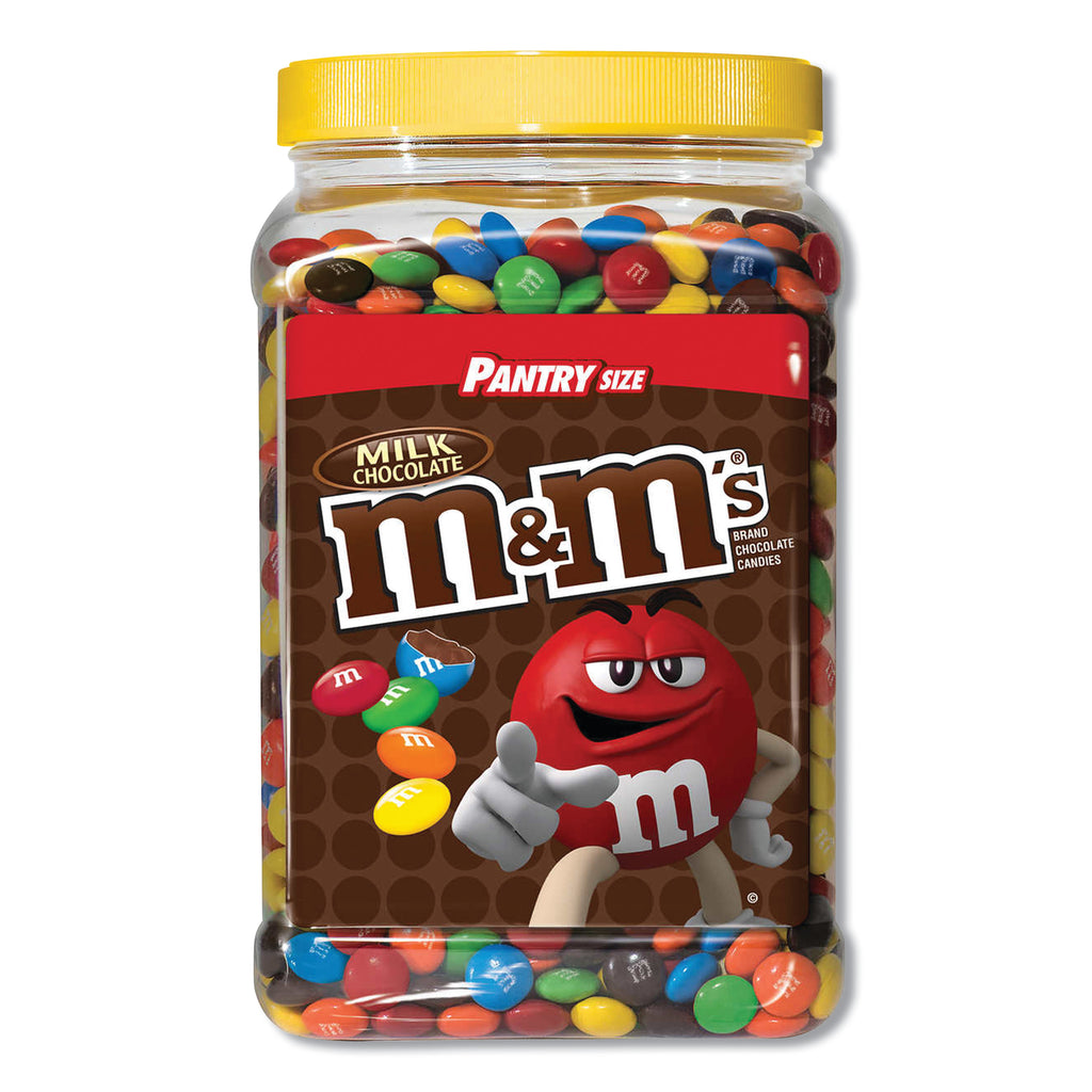 CANDY,M&M,PLAIN,62OZ TUB