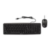 KEYBOARD,MOUSE,SLIM,BK