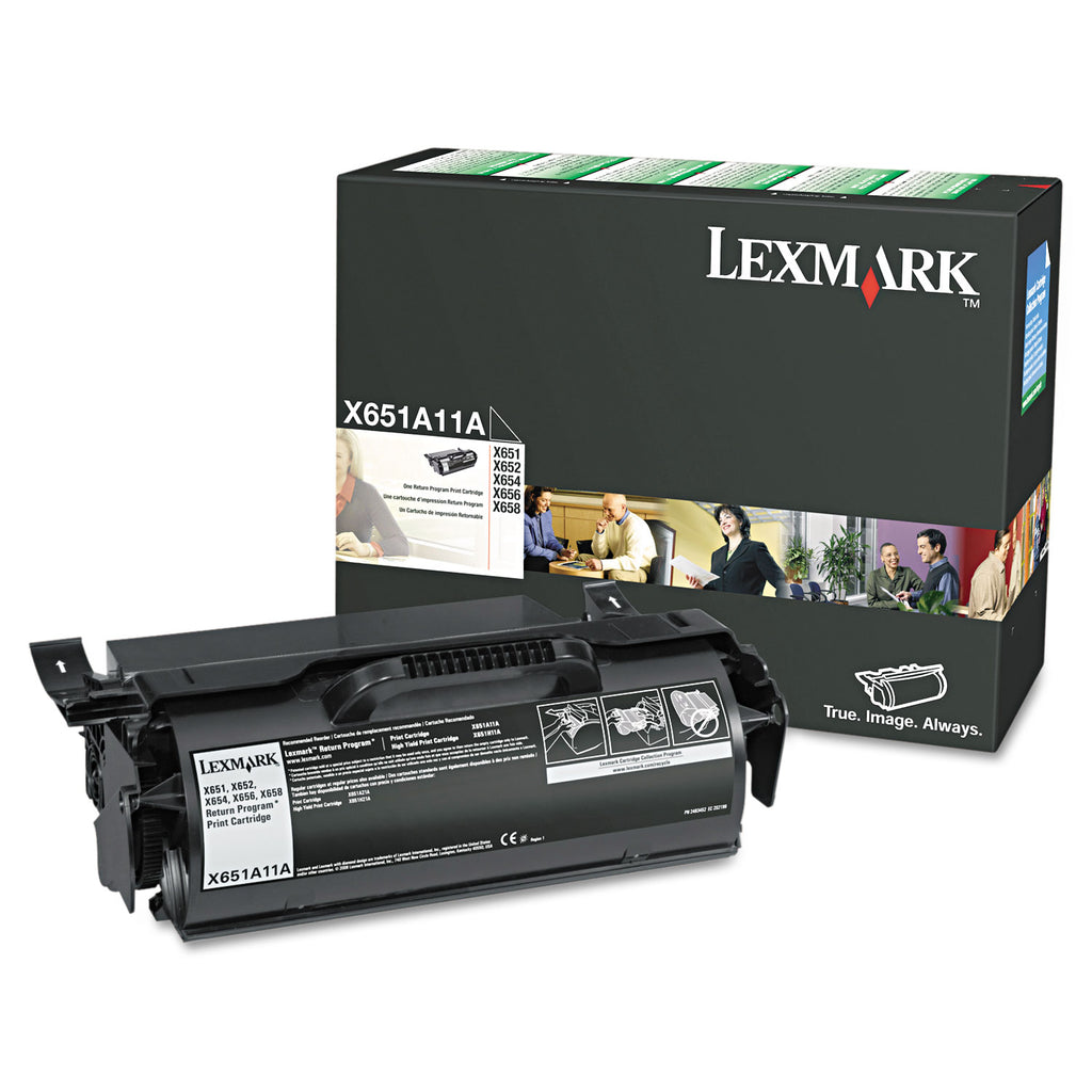 TONER,CART,X651,52,54,BK