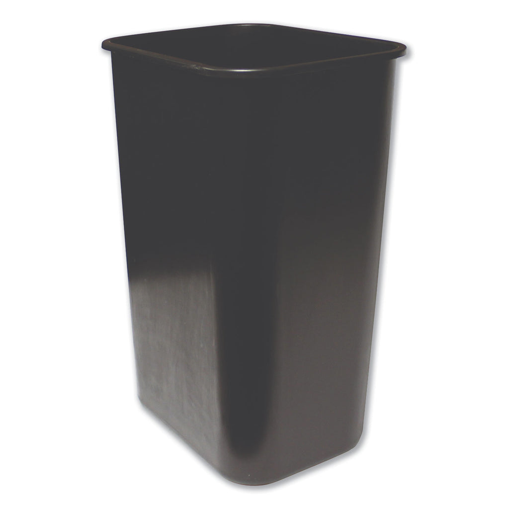 WASTEBASKET,41QT,PLST,BK