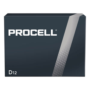 BATTERY,PROCELL,D,12/BOX