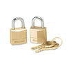 PADLOCK,BRASS,3/4",2/PK