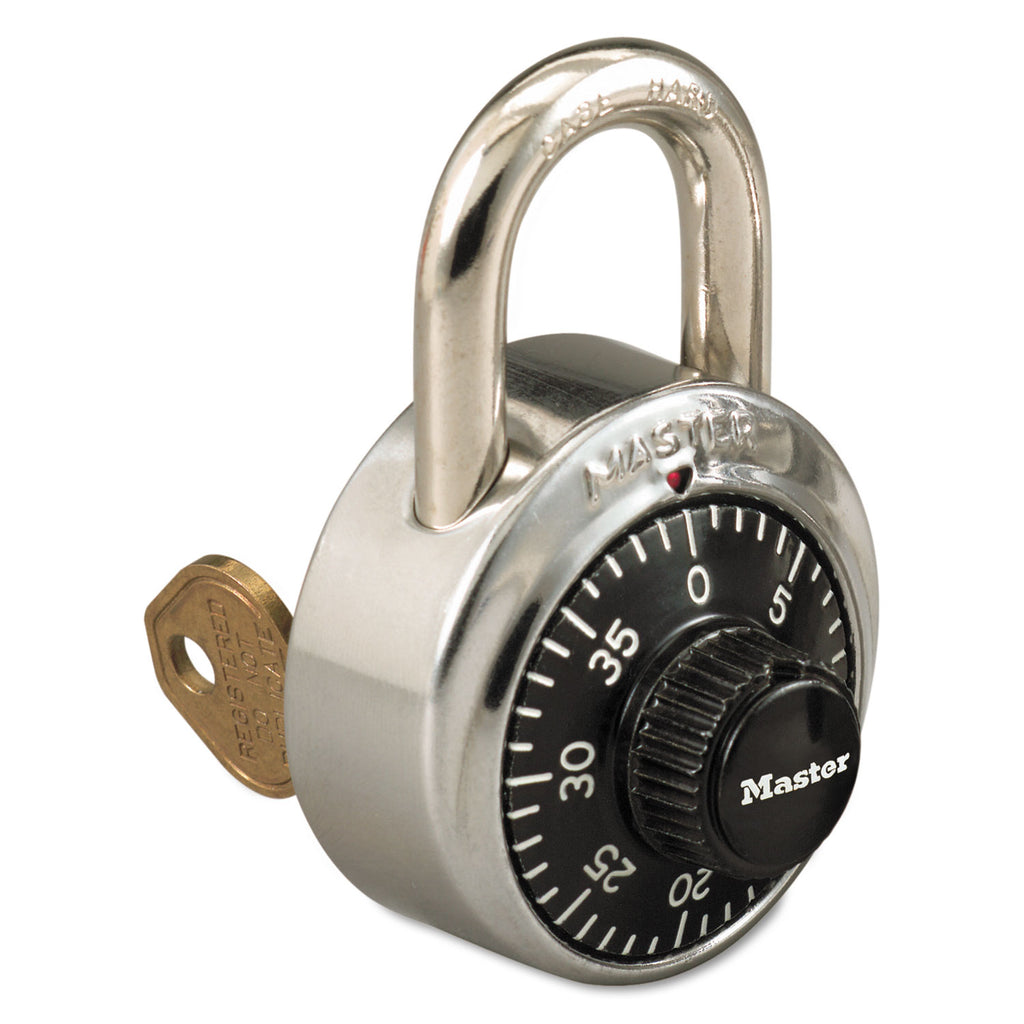 PADLOCK,COMBINATION,BK ,S