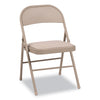 CHAIR,FLDING,PADDED,TAN