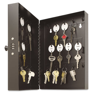 CABINET,28 KEY HOOK,BK