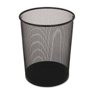 WASTEBASKET,MESH,20QT,BK