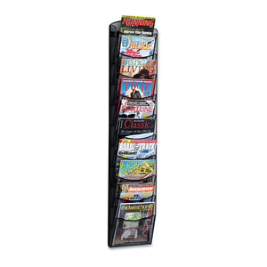 RACK,MAGAZINE 10 PKT,BK