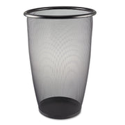 WASTEBASKET,MESH,RND,BK