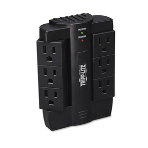 SURGE,6 OUTLETS,DIRECT,BK