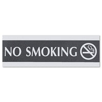 SIGN,NO SMOKNG,3X9,BKSV