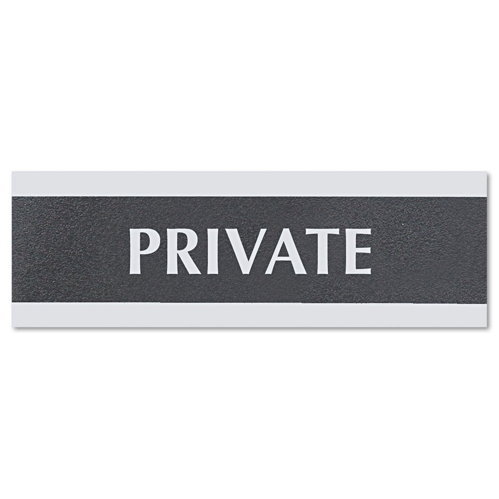 SIGN,PRIVATE 3X9,BKSV